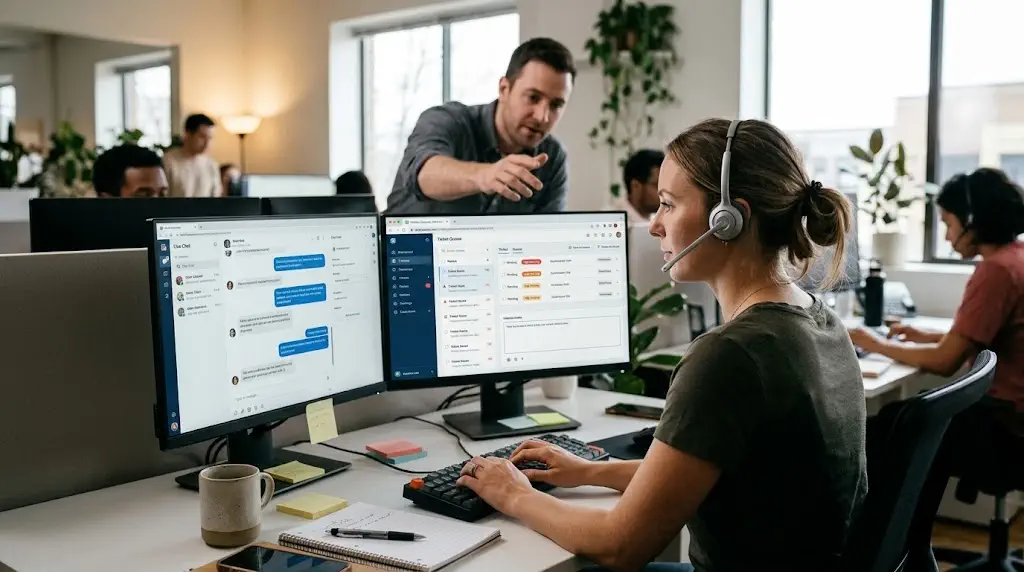 Live Chat vs. Ticketing: How to Combine Both Without Losing Customer Context